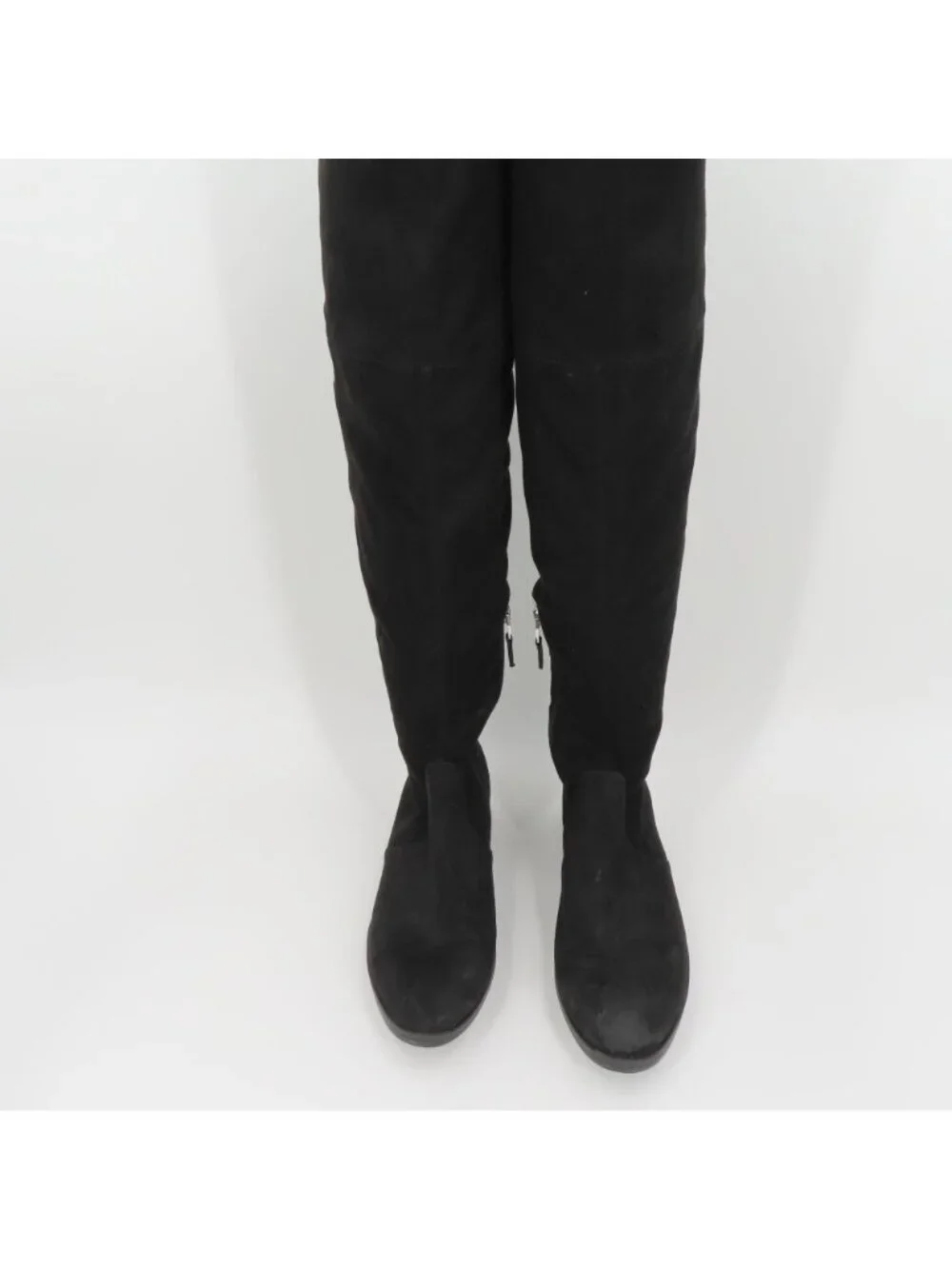 Sam Edelman Womens 8.5 M Paloma Over Knee High Black Drawstring Boots Fabric